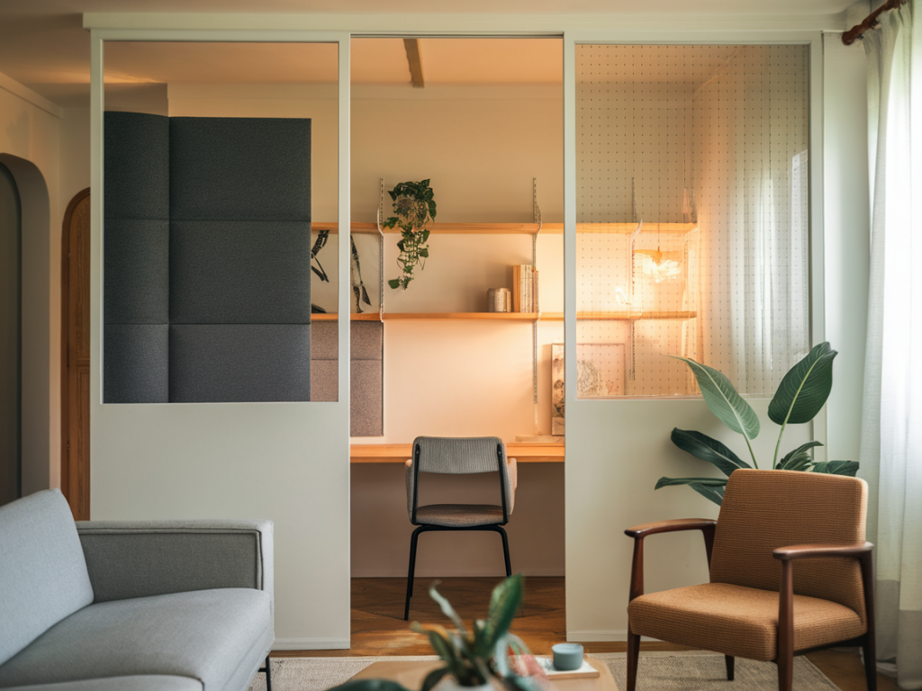 Wie Sie eine brandschutz- und trittschalldämmende trennwand zwischen wohn- und arbeitszimmer mit minimalem platzverlust planen