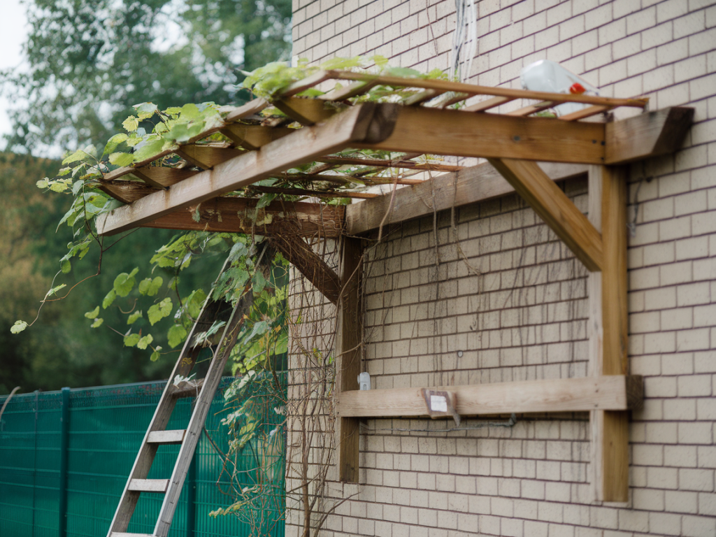 Praktischer leitfaden conseils pour installer une pergola murale en bois