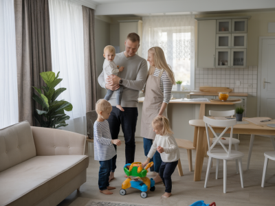 Renovierung in Etappen: ein Zeitplan, der Baustress für Familien minimiert